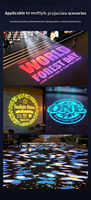 IP67 Wasserdichter LED-Werbe-Logo-Gobo-Projektor mit kostenlosem Einfarbigem Dia und Halterung für Café und Bar