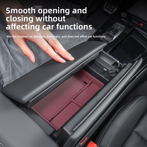 Convient à 26 modèles d'<span class=keywords><strong>Audi</strong></span> A6L, boîte de rangement pour accoudoir, accessoires de modification et d'organisation de l'espace de rangement intérieur - Product Image 4
