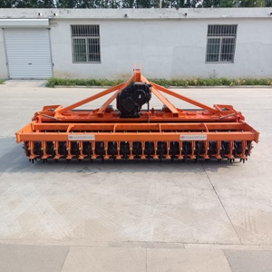 Tractor Rojo con Implemento de Labranza Rotativa 1BQ-3.0 para Cultivo Agrícola - Product Image 5