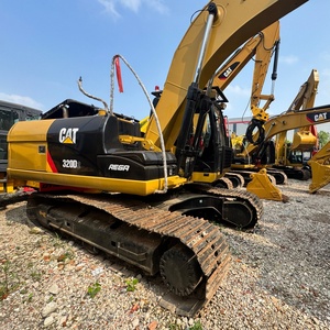 Transport gratuit d'une excavatrice sur chenilles Caterpillar 320D2 d'occasion de 20 tonnes, de haute qualité et puissante, adaptée aux chantiers de construction - Product Image 1