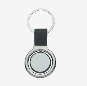 Porte-clés publicitaire personnalisé en métal rond avec logo gravé au laser, cadeau d'entreprise, gadget promotionnel - Product Image 1