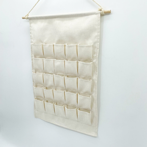 Calendrier <span class=keywords><strong>de</strong></span> l'Avent en <span class=keywords><strong>toile</strong></span> <span class=keywords><strong>de</strong></span> <span class=keywords><strong>jute</strong></span> vierge pour sublimation, compte à rebours <span class=keywords><strong>de</strong></span> Noël avec 25 poches, décorations murales en tissu pour la maison - Product Image 5