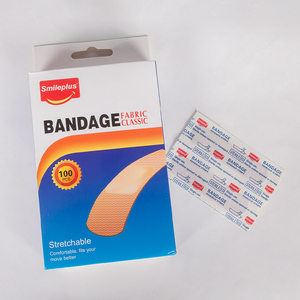 Pansements adhésifs stériles en tissu souple et respirant, bande de premiers secours, paquet de 100/boîte, patchs souples et extensibles pour plaies - Product Image 5