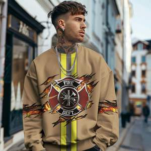 Sudadera Unisex con Estampado Personalizado de Bombero, Regalo para Bombero, Rescate, Héroe, Equipo, Sudadera de Forro Polar Cálida para Invierno - Product Image 5