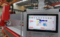 HUALONG machine à pierre scie à pont cnc et coupe-jet d'eau marbre granit évier trou Sawjet machine de découpe pour comptoir