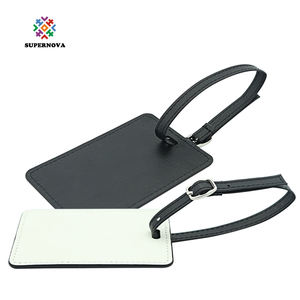 Etiquetas de Equipaje de Cuero PU de Doble Cara Blancas para Sublimación Personalizadas al por Mayor - Product Image 5