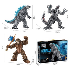 Panlos 687004-06 Rey de la Guerra <span class=keywords><strong>Godzilla</strong></span> Mecánico Mediano, Bloques de Construcción Originales Autorizados, <span class=keywords><strong>Juguetes</strong></span> para Niños - Product Image 5