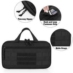 Sac de rangement tactique MOLLE Mag Pouch pouvant contenir jusqu'à 13x magazines Standard à pile simple/double pour armes de poing moyennes et grandes - Product Image 2