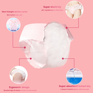 Eco Friendly buona misura Bikini signore pantaloni mestruali <span class=keywords><strong>mutandine</strong></span> sanitarie per le donne - Product Image 3