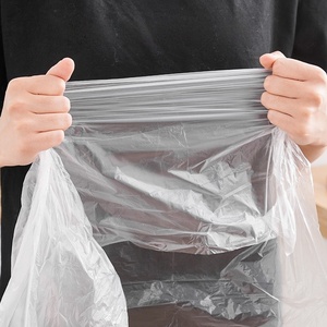 Tablier jetable en PE <span class=keywords><strong>blanc</strong></span> sans manches, imperméable, pour adulte, avec logo personnalisé, emballé individuellement, pour la <span class=keywords><strong>cuisine</strong></span> et la restauration, vente en gros - Product Image 3