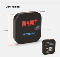 Erisin ES384 Nouveau récepteur DAB USB Adaptateur de module d'antenne DAB + externe pour Android 6.0 vers Android 13 Autoradio stéréo