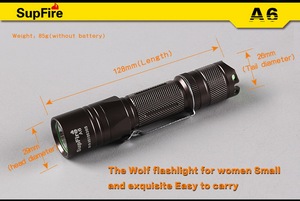 Supfire Đèn Pin Mạnh Lorch Đèn Pin Led Mini 10W 1100Lumens Công Suất Cao Đèn Pin Sạc Được - Product Image 2