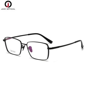 Lunettes en titane légères, branches flexibles, logo personnalisé, montures <span class=keywords><strong>de</strong></span> lunettes pour hommes - Product Image 4
