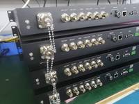 Système de transmission de signaux de caméra EFP, émetteurs-récepteurs vidéo SDI 12G en fibre optique, transmission 300M, certifié CE/FCC, connecteur ODC