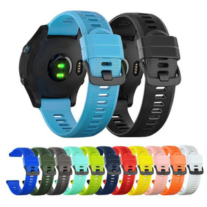 <span class=keywords><strong>Garmin</strong></span> <span class=keywords><strong>Forerunner</strong></span> 955 Bracelet de <span class=keywords><strong>montre</strong></span> en silicone souple 22mm Bracelet de <span class=keywords><strong>montre</strong></span> pour <span class=keywords><strong>Forerunner</strong></span> <span class=keywords><strong>945</strong></span> 935 745 Fenix 5 6 Matériau en caoutchouc - Product Image 2