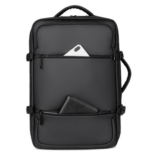 Sacs à dos pour hommes d'affaires antivol avec logo personnalisable Sac à dos pour ordinateur portable mince et durable avec port de charge USB - Product Image 3