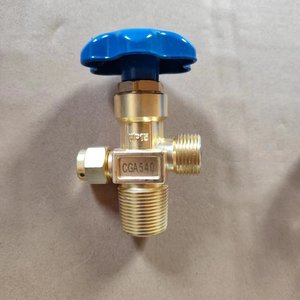 Vannes de cylindre de gaz industrielles standard américaines CGA540, vannes de régulation de pression pour tête de cylindre d'oxygène - Product Image 1