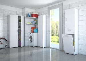 Armoire en bois à usages multiples, armoire à vêtements, avec étagères réglables, pour chambre à coucher et placard - Product Image 4