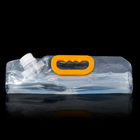 Pochette de conditionnement de détergent liquide grande capacité 5L, pochette à bec verseur pour détergent lessive liquide