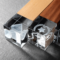 Trophées de compétition pour enfants en bois massif durable, gravés en forme d'étoile à cinq branches, imprimés UV, sur mesure, souvenirs de remise de diplôme, nouveauté