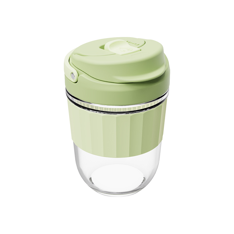 Tazza da Viaggio in Vetro Verde Foresta