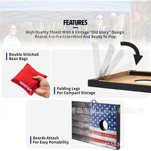 Juego de Cornhole de madera para jugar al aire libre con bolsas de arena para niños de 8 a 13 años - Product Image 2