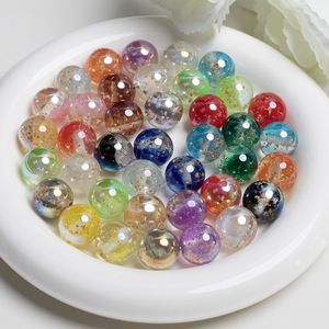 Al por mayor Cuentas de lámina dorada Sky Gold de 12/16mm, Cuentas acrílicas electrochapadas Cold Moon con orificio recto, Accesorios de joyería para cadena de <span class=keywords><strong>teléfono</strong></span> DIY - Product Image 2