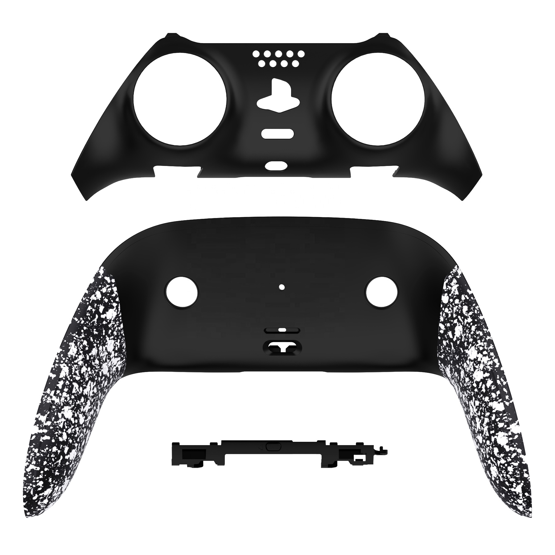 Black & Textured White