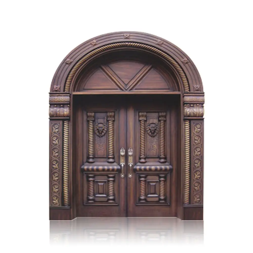 Puertas de madera de teca talladas a mano, diseños de puertas principales de madera de teca