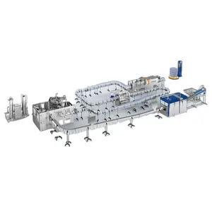 The complete water production line includes blowing/Water treatment/filling line
