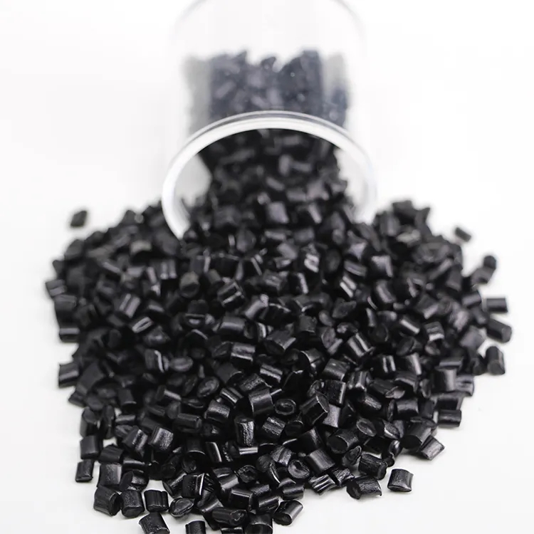 Pipe Grade HDPE Pe100 Resin Virgin/Recycled Black Color HDPE Granules For Gas Transportation