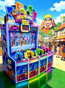 Machine d'arcade de tir de balles 4 joueurs Hero Shoot, <span class=keywords><strong>jeu</strong></span> de rédemption de tickets à monnayeur pour parcs d'attractions - Product Image 2