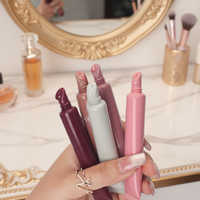 Vente en gros de gloss végétalien personnalisé teinte à lèvres liquide huile de maquillage hydratante longue durée ingrédients à base de plantes étiquetage de glaçure à lèvres