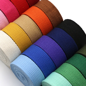 Wholesale Colorized Striped Color Poly Cotton Canvas Webbing for Bag Handles and Shoulder Straps