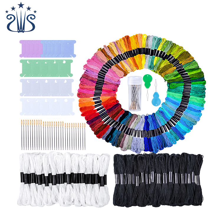 Оптовая продажа 150 цветов Набор для вышивки крестиком