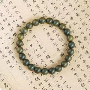 Bracciale di Perline in Legno di Sandalo Verde Naturale <span class=keywords><strong>Singolo</strong></span> o Multiplo Gioielli Fatti a Mano <span class=keywords><strong>per</strong></span> Donna Uomo <span class=keywords><strong>Coppia</strong></span> - Product Image 6