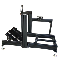Chasis de Aluminio Reforzado de Alta Resistencia para Simulación de Carreras, 6063 T5, Base de Extrusión Gruesa 4080