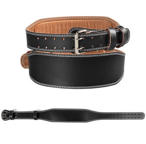 BLAZENO INDUSTRY OEM Custom 10mm Cinturón de elevación de cuero unisex Hebilla de acero Ecológico Logotipo personalizado de alta resistencia para - Product Image 1