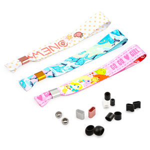 Bracelets <span class=keywords><strong>en</strong></span> tissu élastique imprimés par sublimation pour événements, personnalisables avec logo, vente <span class=keywords><strong>en</strong></span> gros à prix réduit - Product Image 2