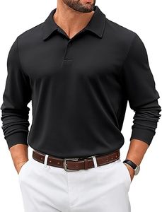 Polos de Manga Larga para Hombre 2025, Camisetas Casuales de Golf Ligeras <span class=keywords><strong>que</strong></span> Absorben la Humedad - Product Image 1