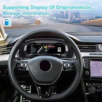 Autoradio Volkswagen VW, tableau de bord, combiné d'instruments virtuel, panneau de cockpit, écran LCD pour Passat B8 2015-2020