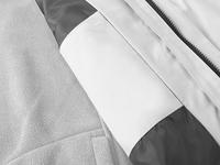 Veste coupe-vent imperméable 3 en 1 avec doublure en polaire amovible à blocs de couleur Logo personnalisé Veste légère pour homme pour l'extérieur