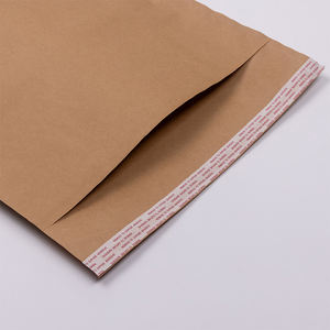 Enveloppe d'expédition en carton à soufflet avec logo personnalisé enveloppe en papier kraft rigide recyclé pour vêtements et chaussettes livraison express - Product Image 2