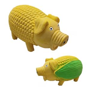 ของเล่นที่ทำจากยางสำหรับกัดแทะรูปหมูข้าวโพดหัวกระหล่ำปลี - Product Image 5