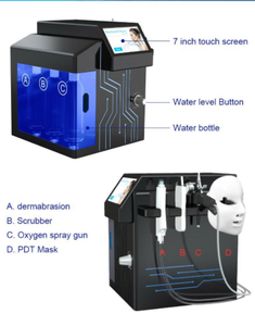 Máquina de Sistema 4 en 1 para el Cuidado Facial de la Piel, Textura de la Piel y Eliminación de Arrugas, Dermoabrasión, Belleza para Uso en Salón - Product Image 5