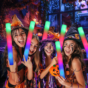 <b>LED</b> Foam <b>Light</b> <b>Sticks</b> with 3 Modes Colorful Flashing Glow <b>Sticks</b> Cheering Wedding Christmas Birthday Party Events - Product Image 5