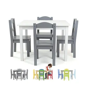 Лидер продаж от производителя, Деревянный Детский письменный учебный стол и стул, наборы для детей, стол и стул в детских комплектах мебели