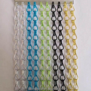Cortina de Cadena Decorativa Arquitectónica con Ganchos en S, Malla Metálica de Aluminio para Biombos y Separadores - Product Image 4