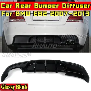 Accesorios para BMW E82 2007-2013, Protector de Parachoques Trasero para BMW E82, Estilo Deportivo, Negro Brillante, Difusor, Kit de Carrocería - Product Image 3