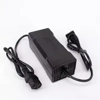 DDP DPD plastique 13s 48v 54.6v 2a chargeur de batterie au lithium pour batteries ebike 48v 12ah 15ah 20ah
